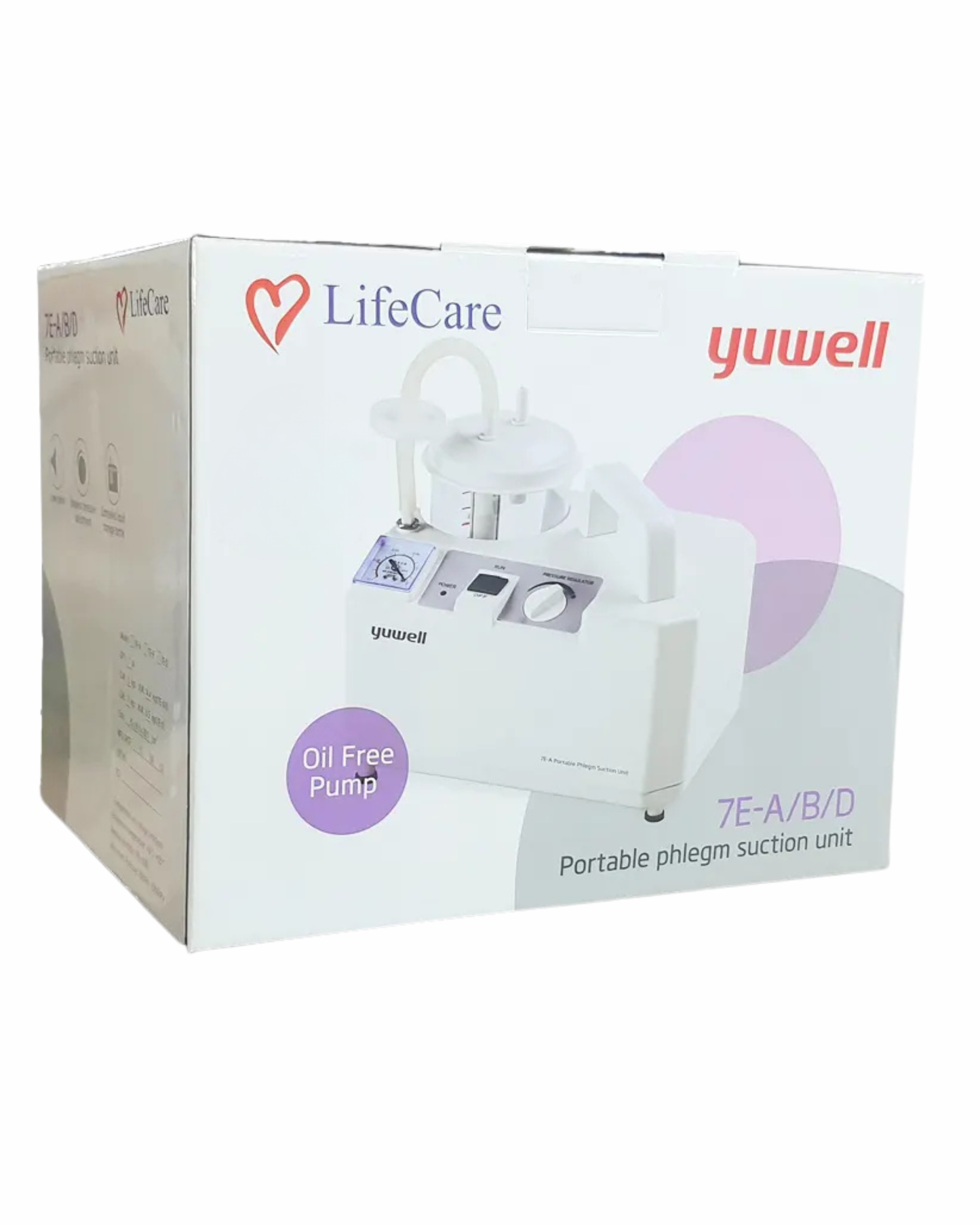 Portable phlegm suction Machine Lifecare / Yuwell 7E-A/B/D – Best Quality
