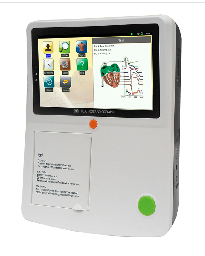 ECG Machine PULSEMED N3 Touch Screen Three channel – Best Price
