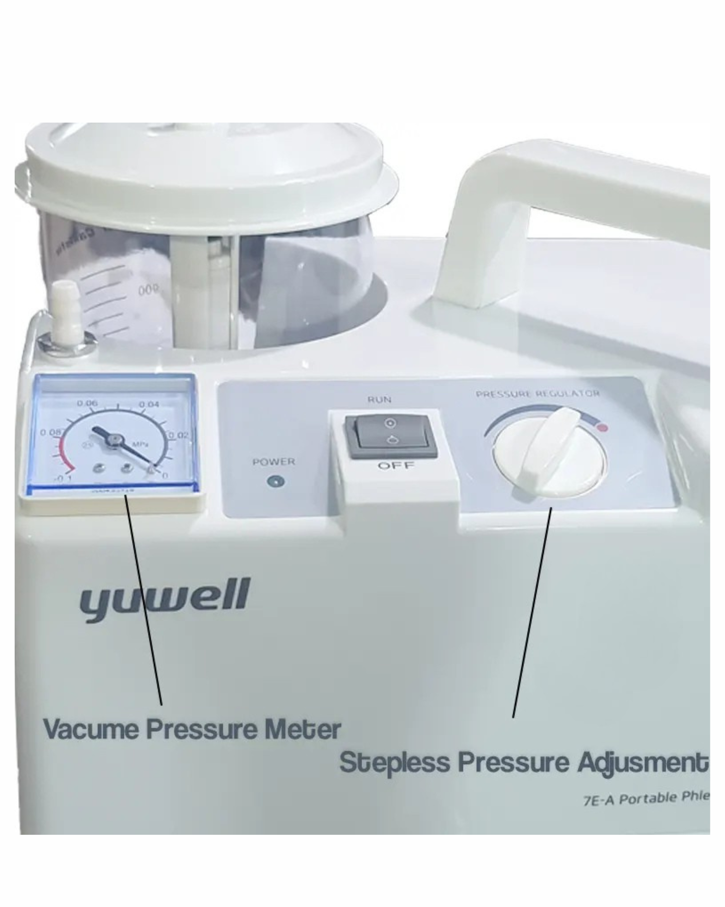 Portable phlegm suction Machine Lifecare / Yuwell 7E-A/B/D – Best Quality