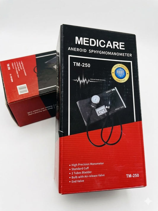 Medicare TM-250 Aneroid Sphygmomanometer | Professional Blood Pressure Monitor
