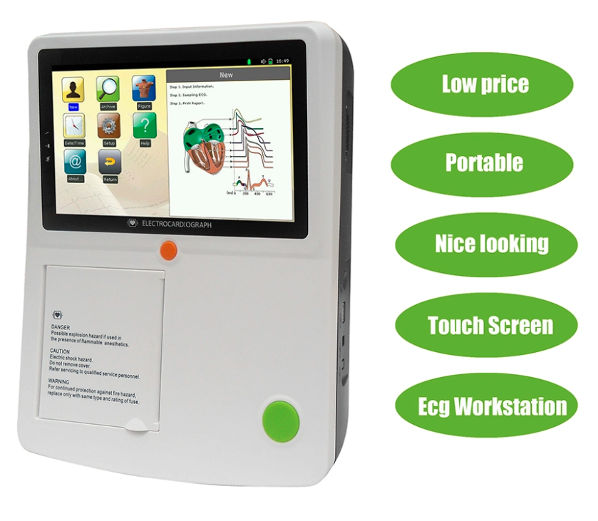 ECG Machine PULSEMED N3 Touch Screen Three channel – Best Price